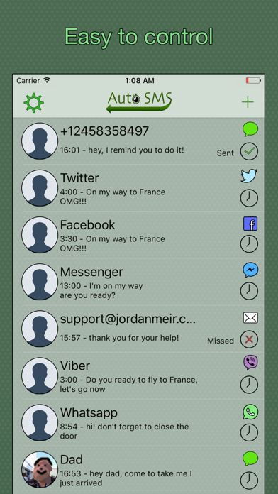 Screenshot #3 pour Auto Message Scheduler