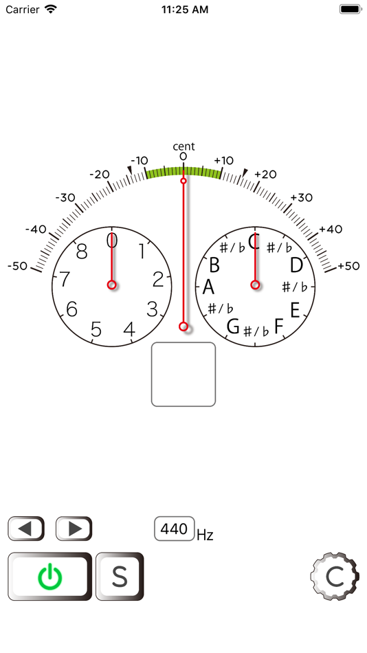 #8. Tonegraph - Instrument Tuner (iOS) Podle: Shinichi Takemura