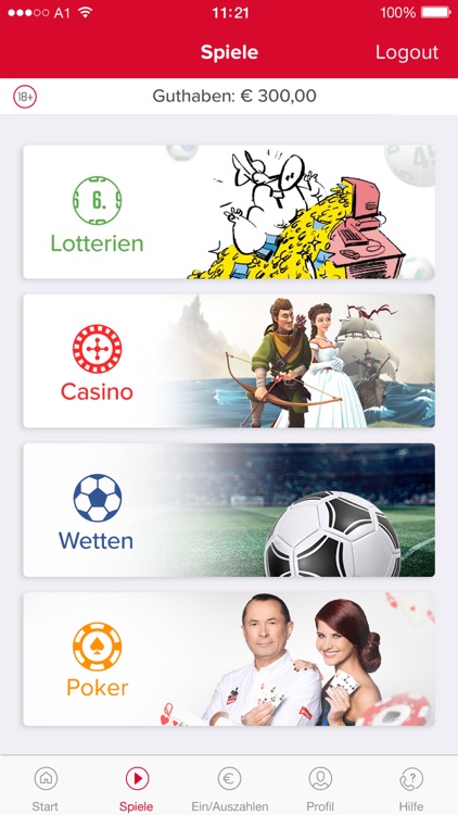 win2day: Casino, Lotto, Wetten
