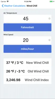 weather calculations iphone screenshot 3
