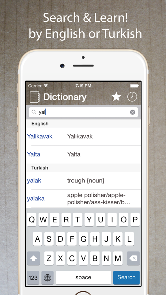 Turkish English Dictionary + - 5.1.0 - (iOS)