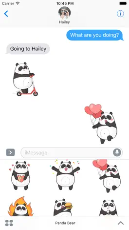 Game screenshot Panda Bear Stickers & Emoji apk
