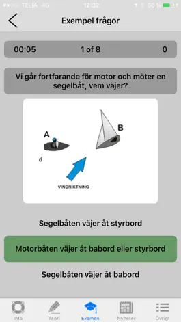 Game screenshot Båtkörkort apk
