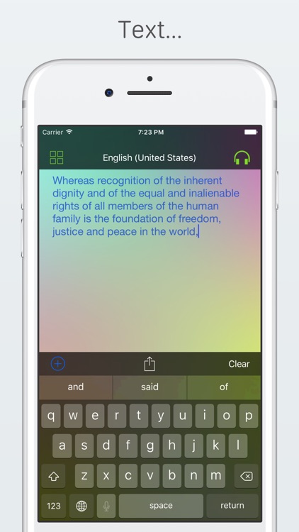 speech to text app ipad