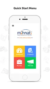 Mihnati for Employers screenshot #1 for iPhone