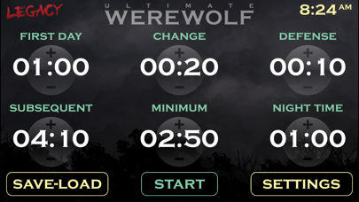 Screenshot #2 pour Ultimate Werewolf Timer