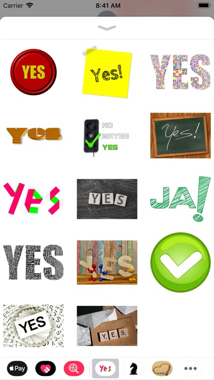 Yes sticker pack