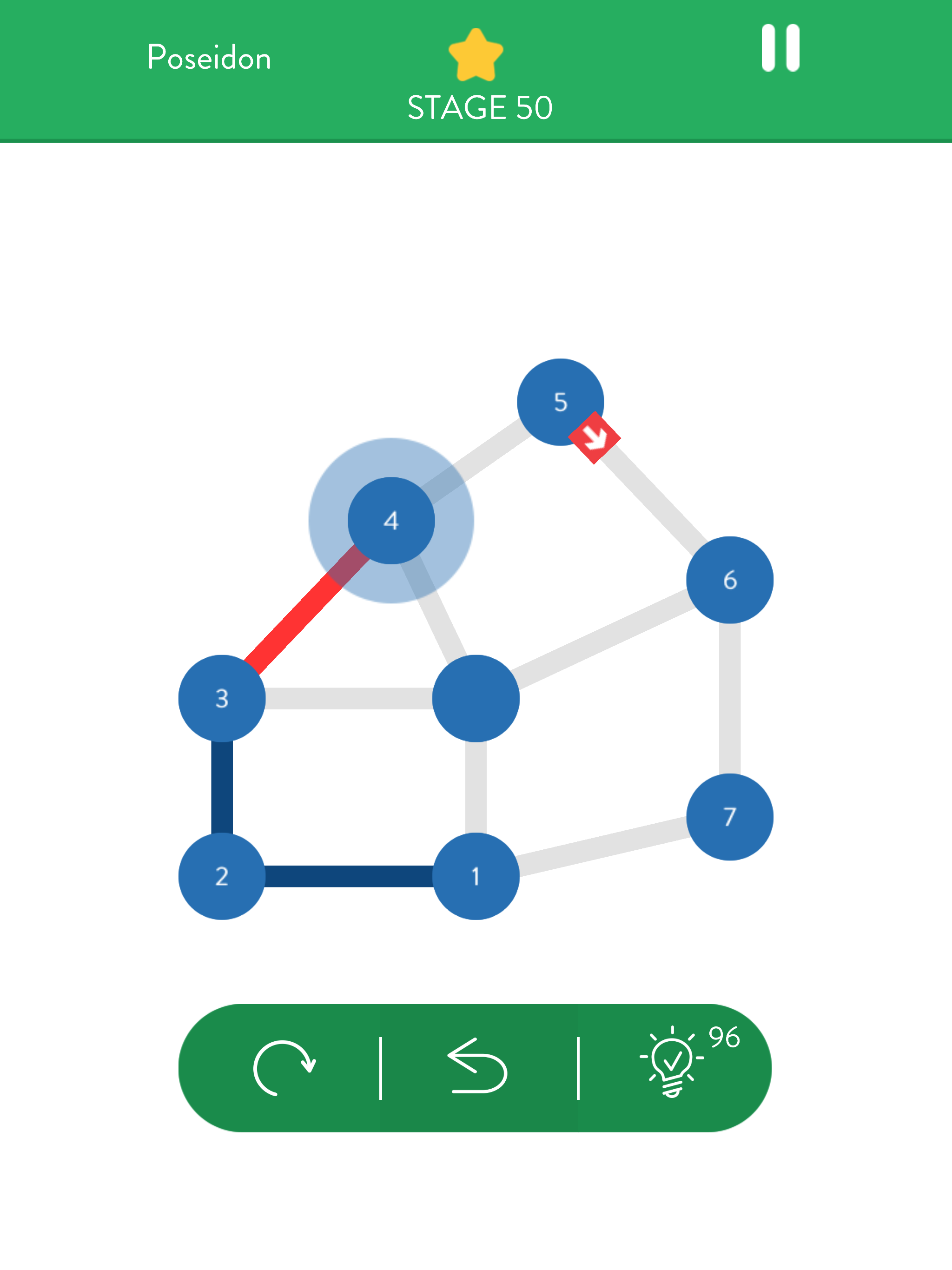 One touch drawing: IQ Test