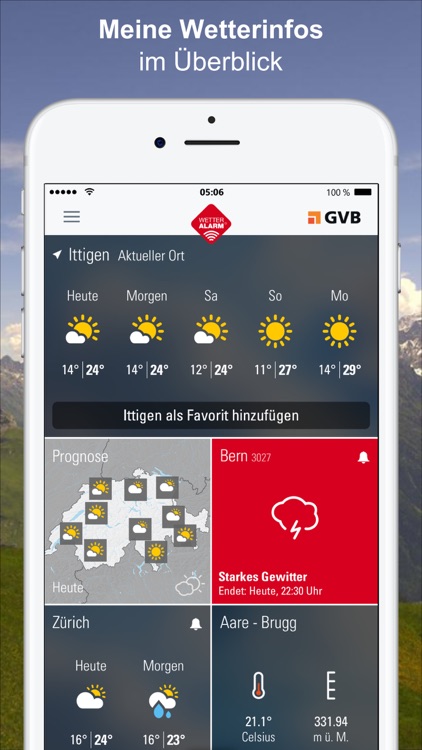 Wetter-Alarm - Wetter & Alarme