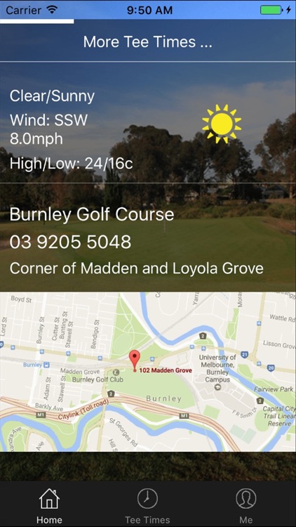 Burnley Golf Tee Times