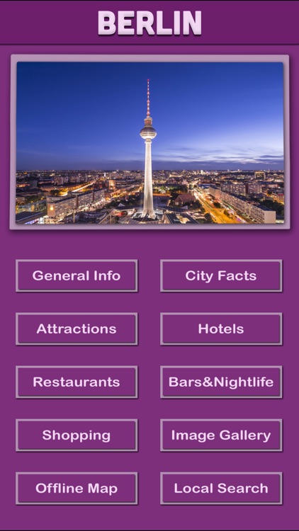 Berlin Offline Map Travel Guide