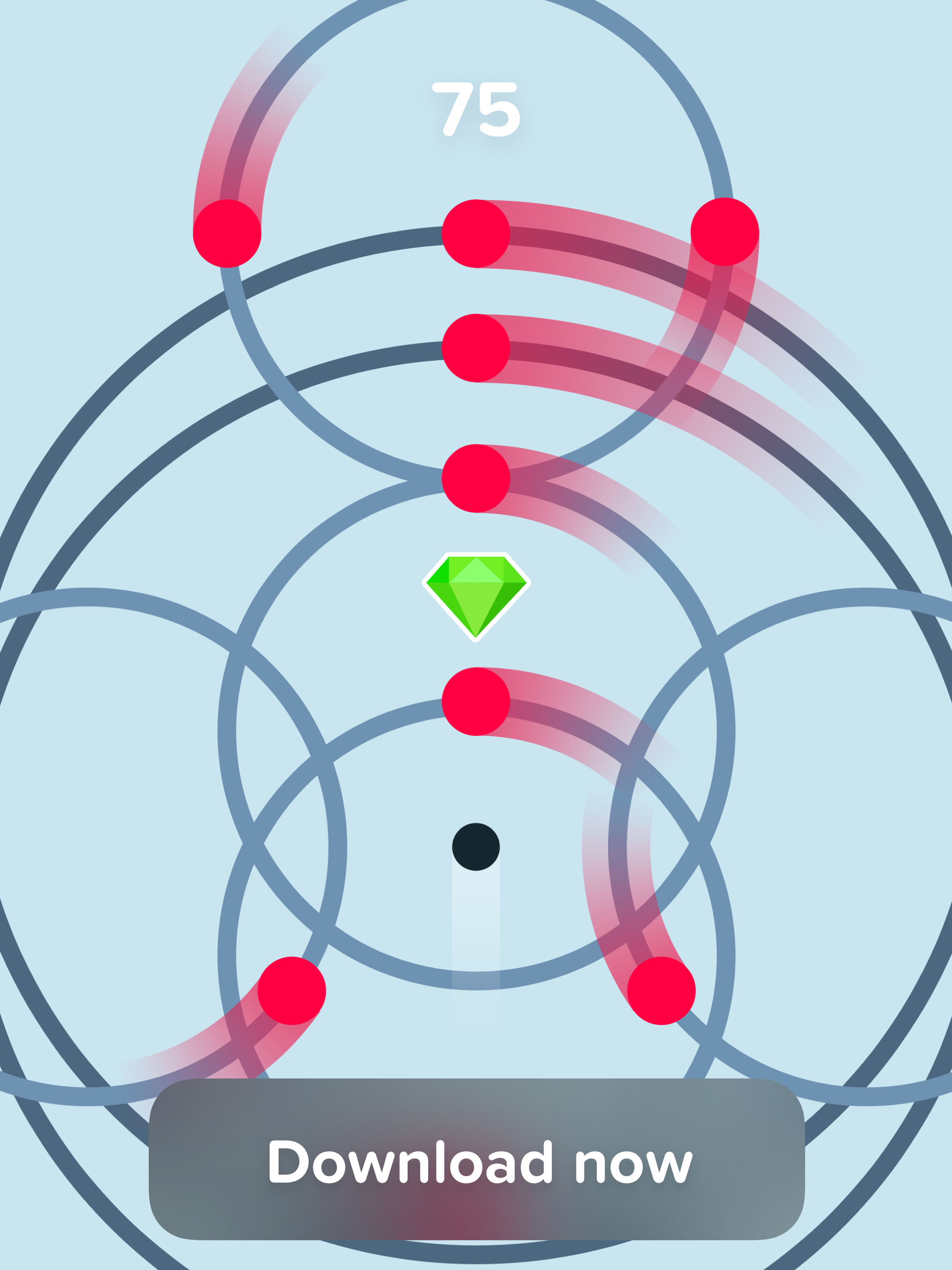 Circle Jumps: Through the Dots