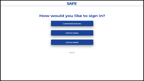 SAFE Mobile App 5.0 screenshot