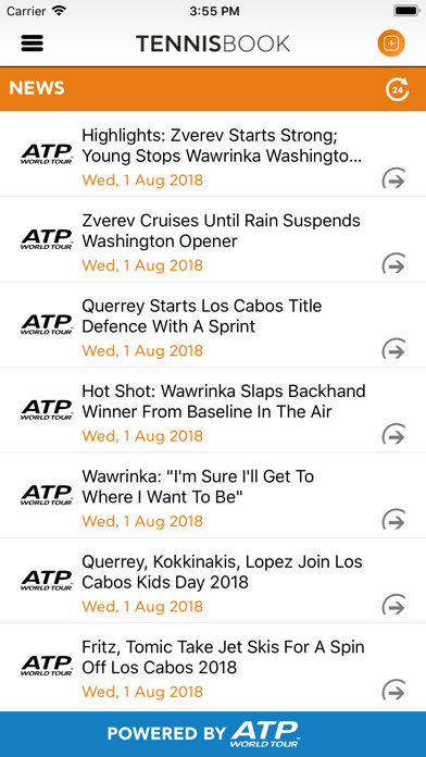 Tennis Book iPhone screenshot 8 - Social Networking app