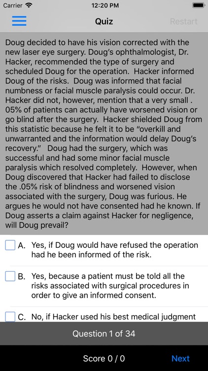 Torts: Supreme Bar Review screenshot-3