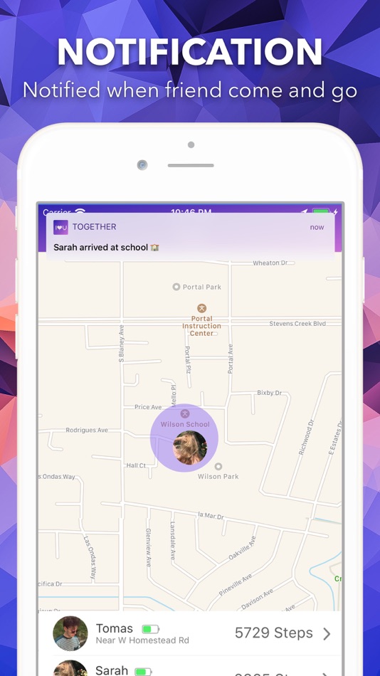 #1. Together-GPS Tracker For Lover (iOS) By: Wuhan Switch Tech. Co., Ltd.