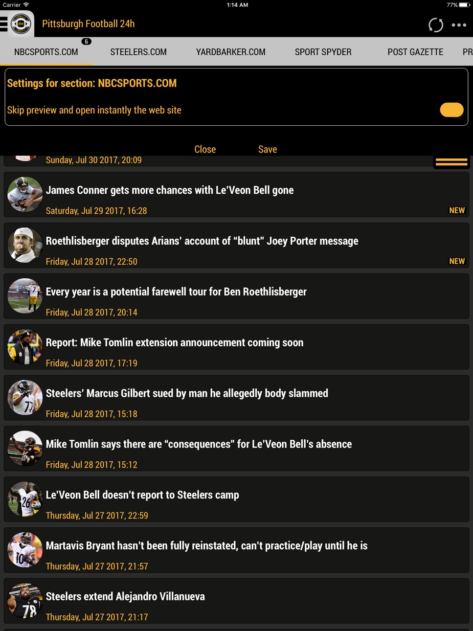 iPad screenshot