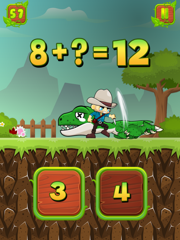 Math Dino : Addition + Number iPad screenshot