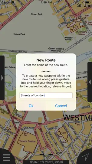 Screenshot von London Maps Offline auf dem iPhone 7
