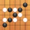 Gomoku (Five in a Row) is a strategy board game played on a go board