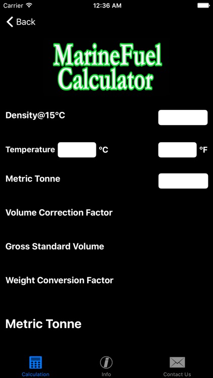 MarineFuel Calc
