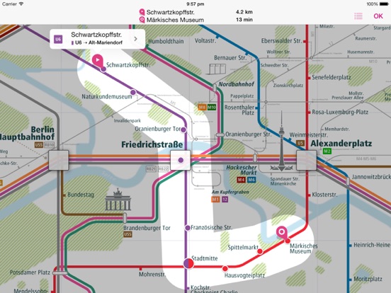 Screenshot #6 pour Berlin Rail Map Lite