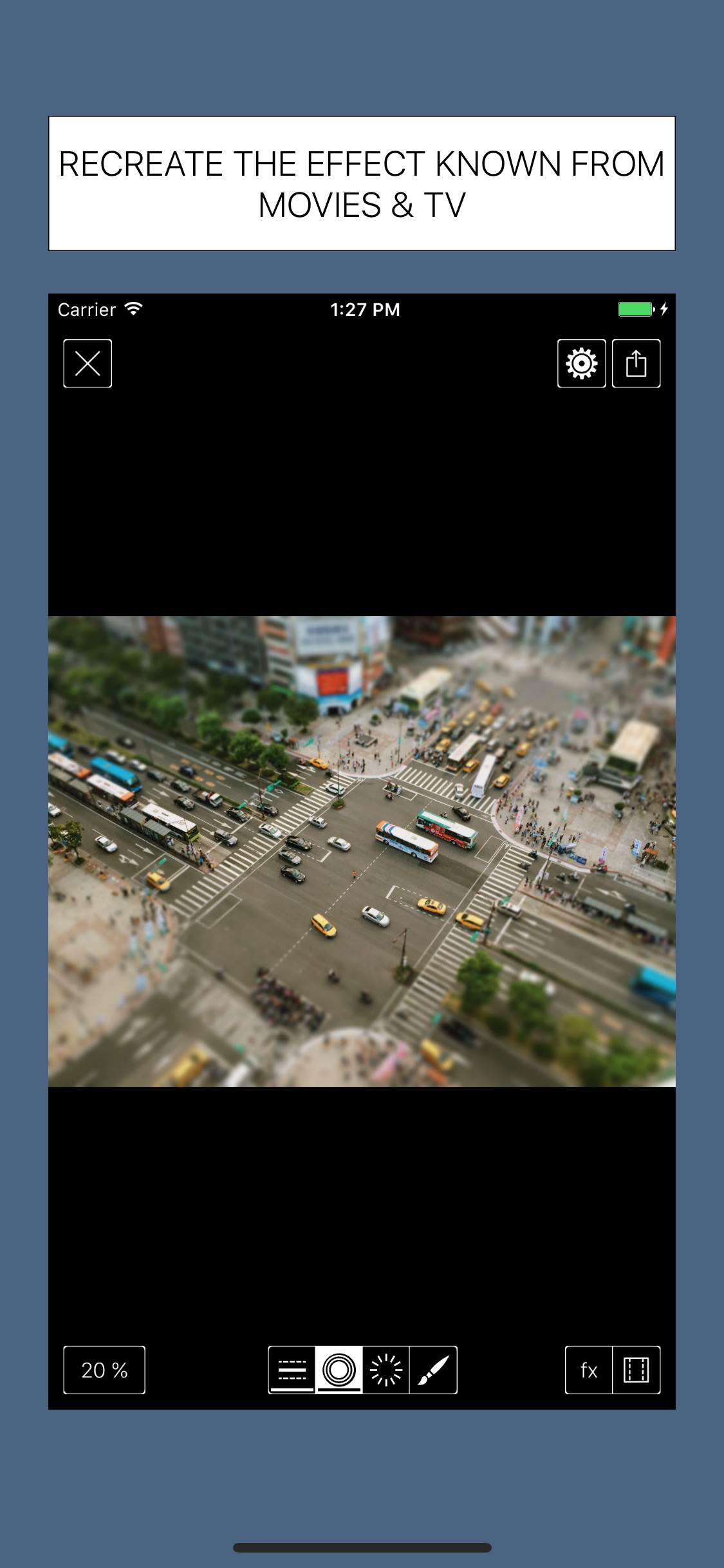 Tilt Shift Focus