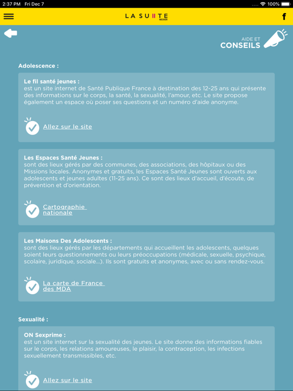 La Suite Necker AP-HP iPad screenshot