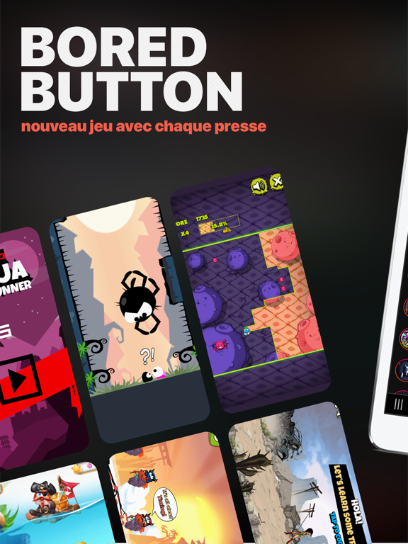 Screenshot #4 pour Bored Button - Jeux
