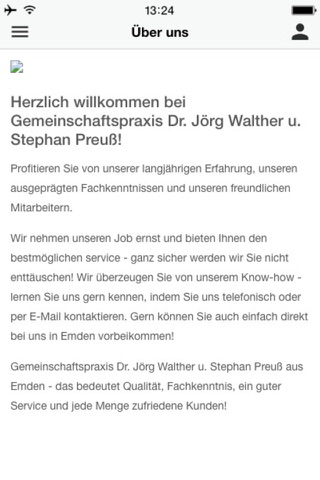Praxis Dr. J. Walther S. Preuß screenshot 2