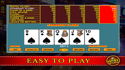 Jacks or Better - Casino Style Screenshot