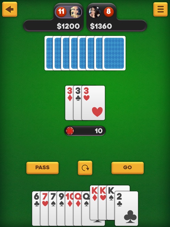 Screenshot #4 pour 2P Big 2 Poker