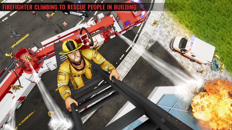 Fire Truck Driving Simulator screenshot-4