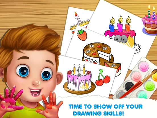 Screenshot #4 pour Jeu de coloriage de gâteau
