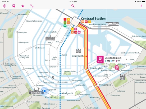 Screenshot #4 pour Amsterdam Rail Map Lite