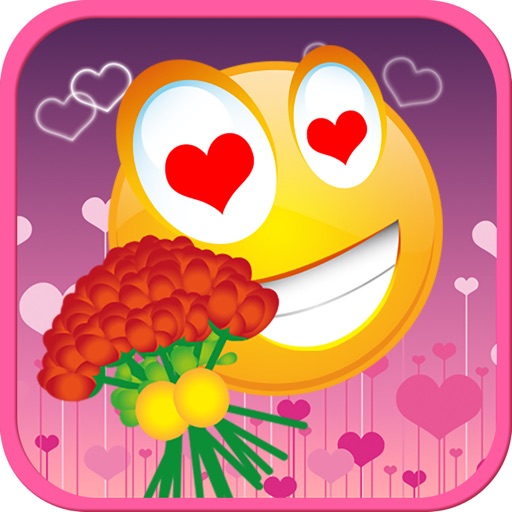 Happy Valentine Couple Sticker Icon