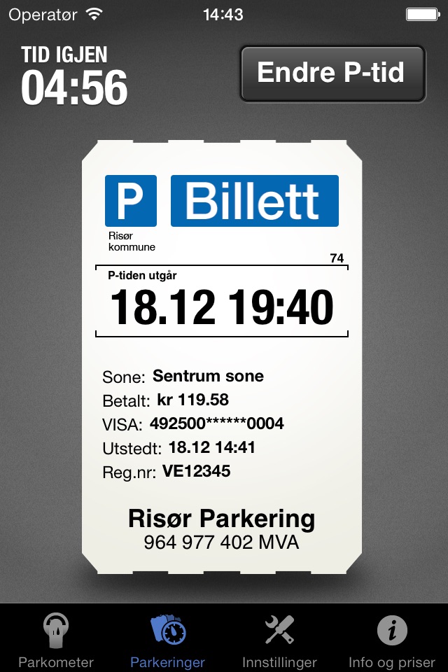 Risør Parkering screenshot 3