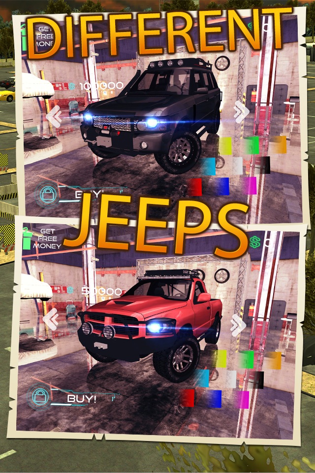 Traffic Jeep Driving Parking screenshot 3