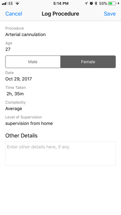 Screenshot #2 pour EM Logbook