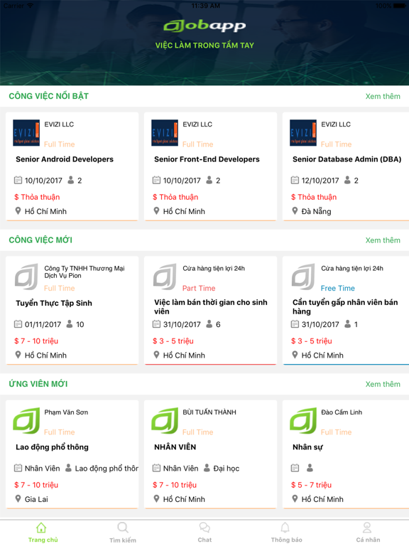 Screenshot #4 pour Job App Viet Nam
