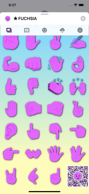 洋紅色表情 • Stickers(圖8)-速報App