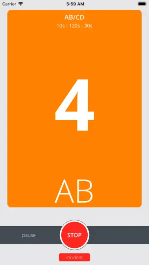 Capture d'écran de Chronotir sur iPhone 2