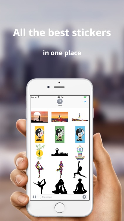 Yoga Stickers - Namaste!