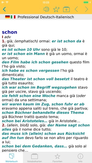 Italienisch XL Pro Wörterbuch(圖5)-速報App