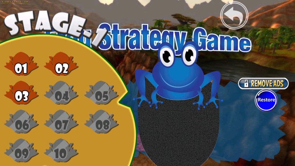 #2. Bouncing Frog Strategy Game (iOS) Podle: Umar Ziad