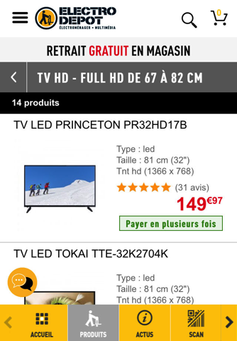 ELECTRO DEPOT : achat discount screenshot 2