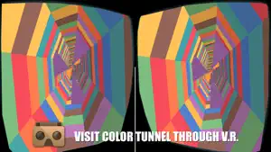 VR Color Tunnel Race-Time Travel Virtual Reality screenshot #1 for iPhone