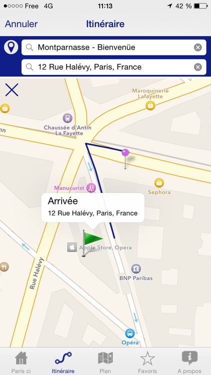 Paris ci la Sortie du Métro