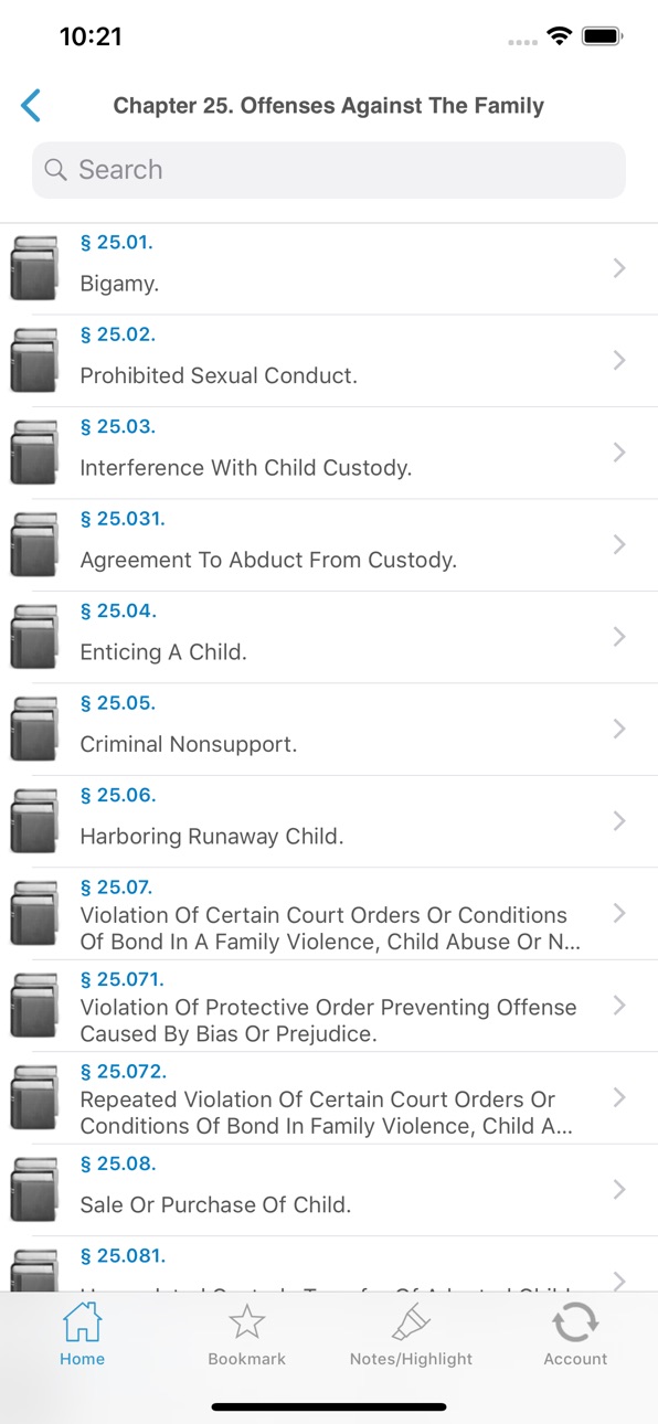 iPhone screenshot