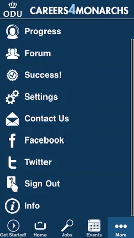 Game screenshot ODU CAREERS4MONARCHS apk